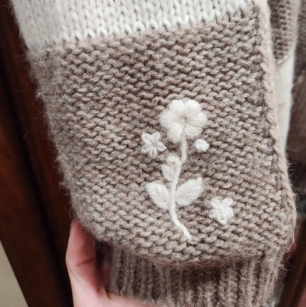 Johnny Was Hand Embroidered Patchwork Cardigan Al… - image 6